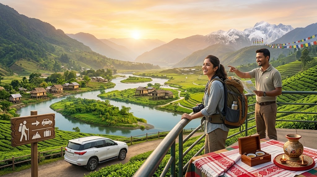 D Green Travel offering customized tour packages and hassle-free travel experiences from Guwahati to Northeast India destinations