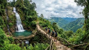 DGreen Travel offering best Meghalaya tourism packages to explore Shillong Cherrapunji Dawki and natural landscapes