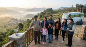 Travellers enjoying a hassle-free Northeast journey with D Green Travel in Guwahati
